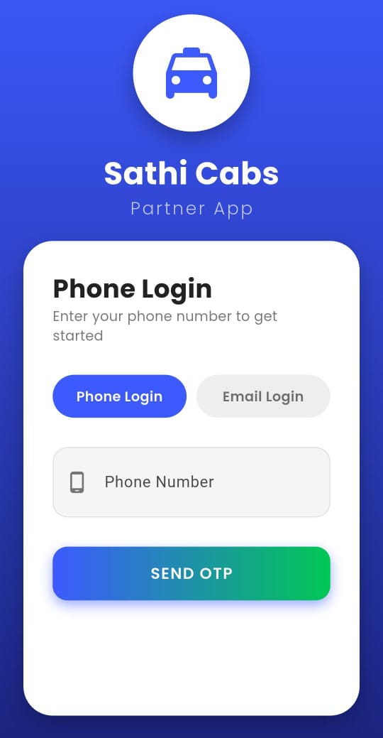 Driver Panel login Driver Panel login